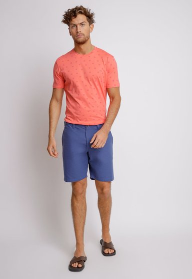 SHORT ALGODÓN HOMBRE TRIAL CAFÉ SLIM FIT VENUS ÍNDIGO - 4