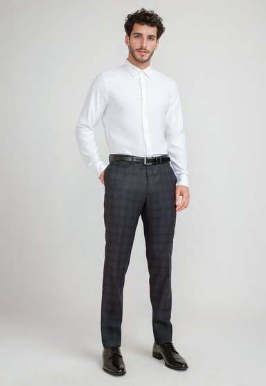 PANTALON FORMAL HOMBRE SUIT SEPARATE NEGRO - 4