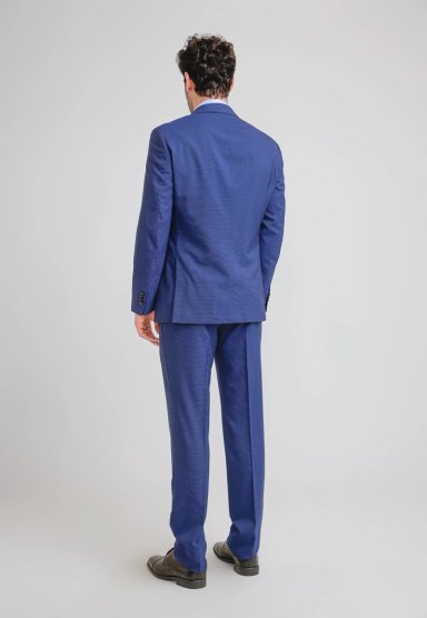 TRAJE HOMBRE FORMAL LANA S100'S TRAVEL AZUL - 2