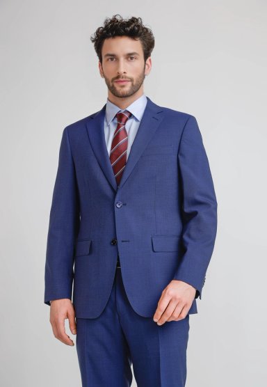 TRAJE HOMBRE FORMAL LANA S100'S TRAVEL AZUL - 4