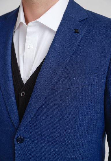 CHAQUETA HOMBRE FORMAL EXECUTIVE AZUL - 3