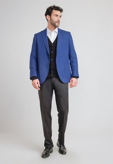 CHAQUETA HOMBRE FORMAL EXECUTIVE AZUL - 4