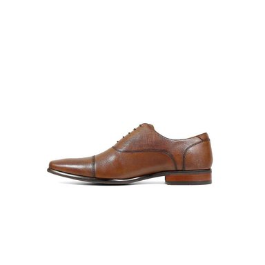 ZAPATO POSTINO CAP TOE BAL OXFORD COGNAC - 2