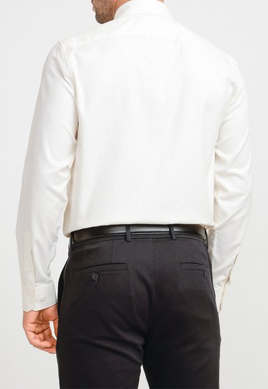 CAMISA HOMBRE DOBBY BEIGE - 2