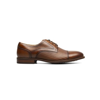 ZAPATOS FORMAL COGNAC RUCCI WEAVE CAP TOE - 3