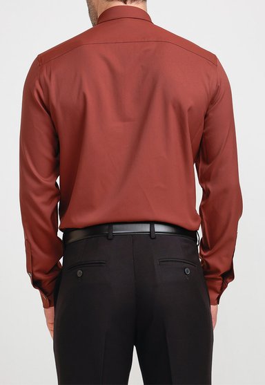 CAMISA HOMBRE TOTAL STRETCH LADRILLO - 2