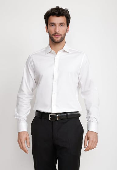CAMISA HOMBRE FORMAL POPELINA DYNAMIC BLANCO - 1