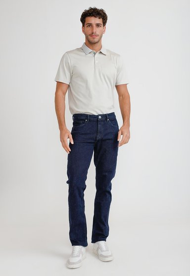 JEANS HOMBRE SLIM FIT AZUL MEDIO - 4