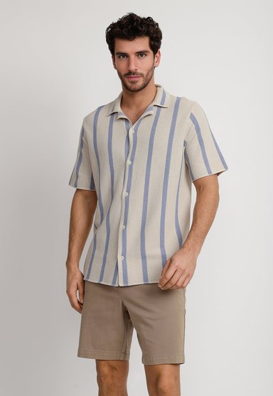 CAMISA HOMBRE MANGA CORTA KNIT ARENA - 1