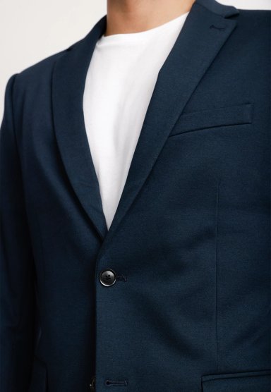 CHAQUETA FORMAL HOMBRE AZUL MEDIO - 3