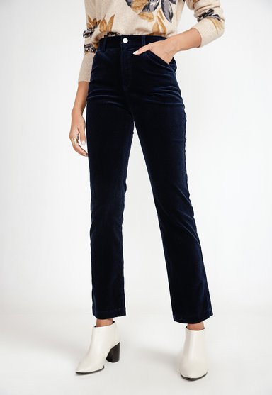 PANTALON COTELE  MUJER NORA MARINO - 1