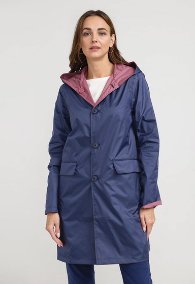 IMPERMEABLE MUJER PAZ AZUL - 1