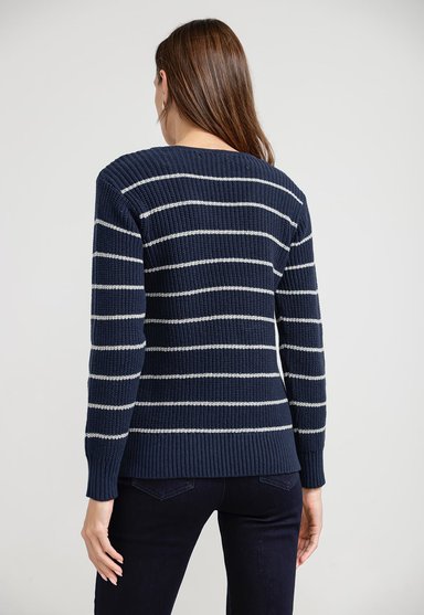 SWEATER MUJER GRANATE ALGODON MARINO - 2