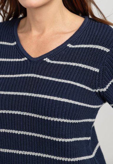 SWEATER MUJER GRANATE ALGODON MARINO - 3