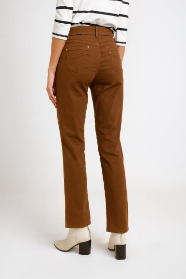 PANTALON DE MUJER MODELO ELY 24 COLOR CAFE - 2