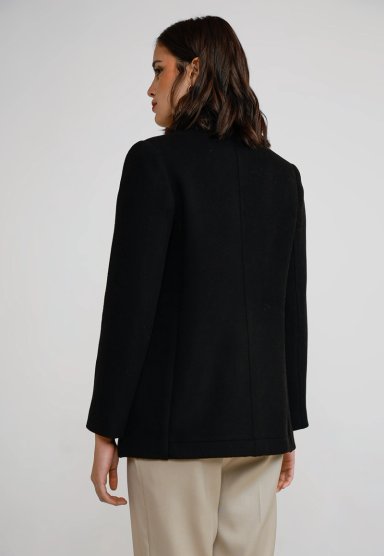 BLAZER MUJER LANA NEGRO - 2