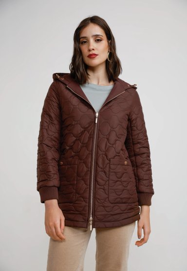 PARKA REVERSIBLE MUJER BURDEO - 1
