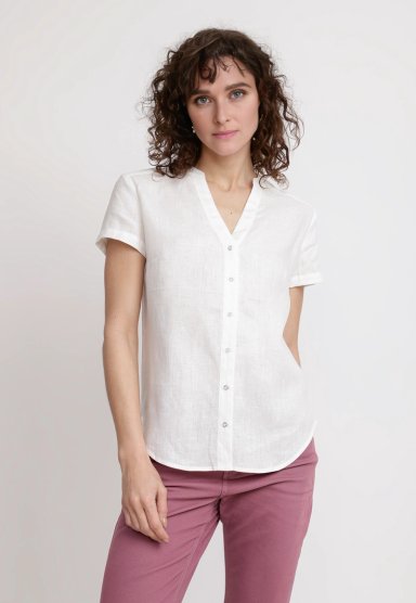 BLUSA MUJER KEIKO LINO BLANCO - 1