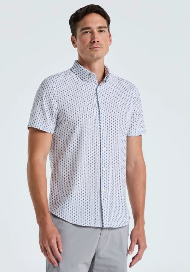 CAMISA HOMBRE MANGA CORTA TOTAL STRETCH BLANCO - 1