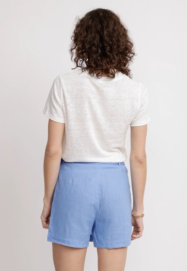 POLERA MUJER GANTT LINO BLANCO - 2