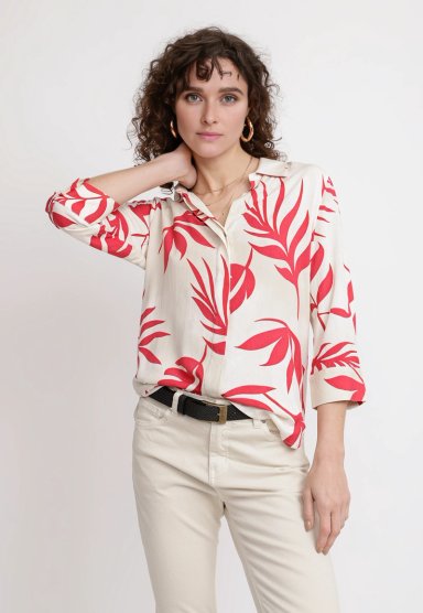 BLUSA MUJER SEGOVIA VISCOSA NATURAL - 1