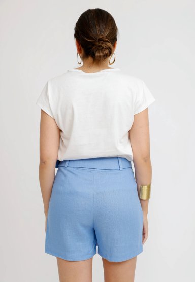 POLERA MUJER BILBAO ALGODON PERUANO BLANCO - 2