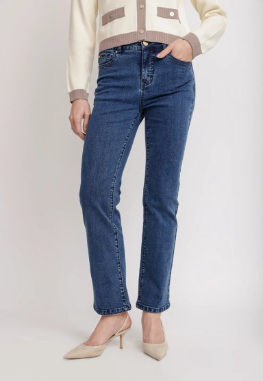 JEANS RECTO AZUL CHARLOT26 MUJER - 1