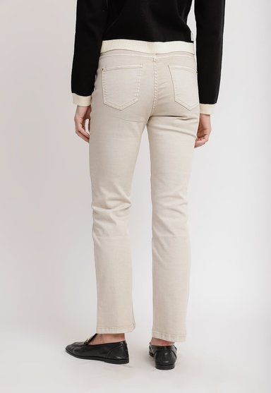 PANTALON RECTO BEIGE ELY26 MUJER - 2