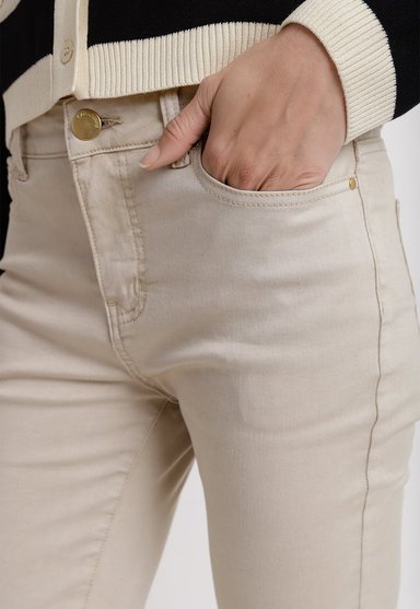 PANTALON RECTO BEIGE ELY26 MUJER - 3