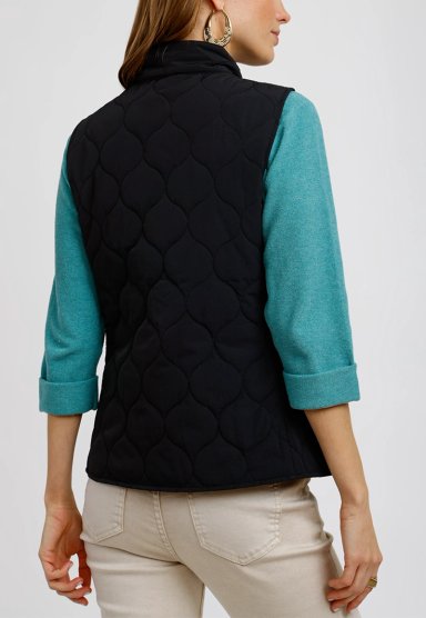 PARKA SIN MANGAS NEGRO SAUCE MUJER - 2
