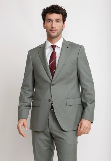 CHAQUETA HOMBRE FORMAL LANA S100'S MIX&COLOR VERDE - 1