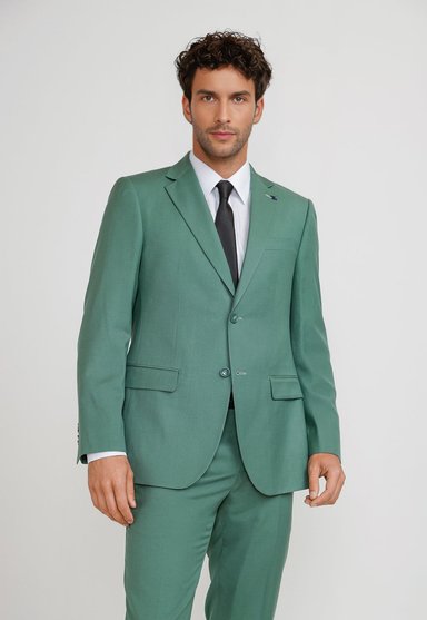TRAJE HOMBRE FORMAL GRADUACION VERDE CLARO - 1