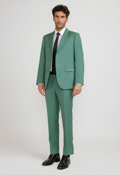 TRAJE HOMBRE FORMAL GRADUACION VERDE CLARO - 4