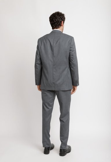 TRAJE HOMBRE FORMAL LANA 100'S TRAVEL GRIS - 2