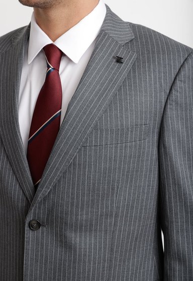 TRAJE HOMBRE FORMAL LANA 100'S TRAVEL GRIS - 3