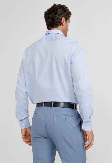 CAMISA HOMBRE FORMAL ALGODON ANIVERSARIO CELESTE - 2