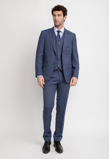 TERNO HOMBRE FORMAL EXECUTIVE AZUL - 1
