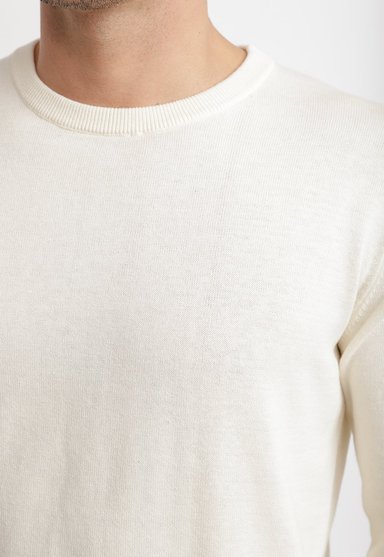 SWEATER CUELLO C ALGODON PHELPS CRUDO - 4