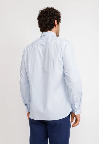 CAMISA ML HOMBRE BASILIO CELESTE - 2
