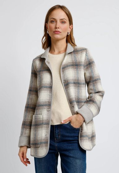CHAQUETON REVERSIBLE GRIS MARLEE MUJER - 3