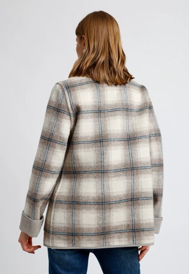 CHAQUETON REVERSIBLE GRIS MARLEE MUJER - 4