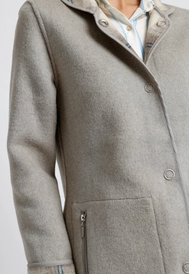 CHAQUETON REVERSIBLE GRIS MARLEE MUJER - 5