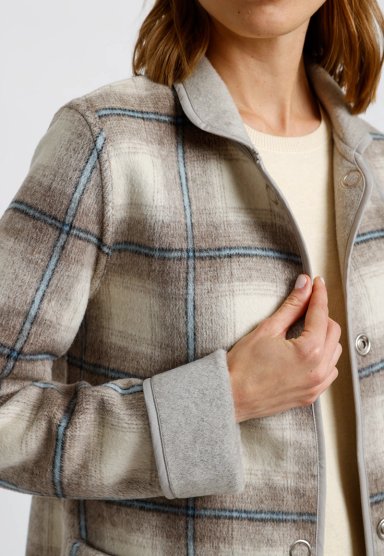 CHAQUETON REVERSIBLE GRIS MARLEE MUJER - 6