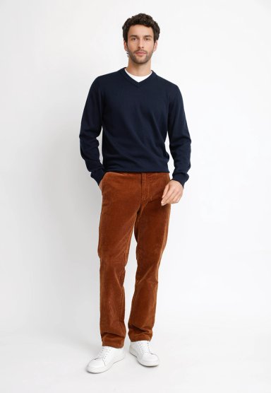 PANTALON COTELE  HOMBRE VISION OCRE - 4