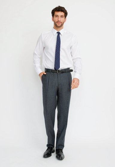 PANTALON FORMAL HOMBRE CLASSIC FLANNEL MARENGO - 4