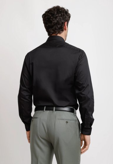 CAMISA HOMBRE FORMAL GRADUACION NEGRO - 2