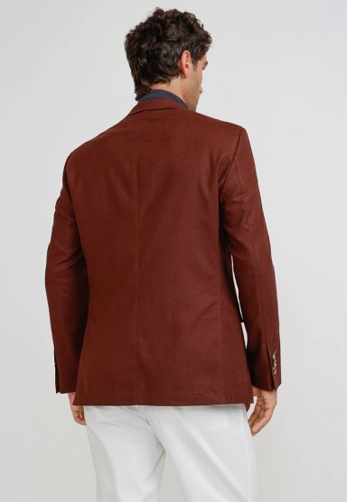 CHAQUETA HOMBRE LINO CESAR BURDEO - 2