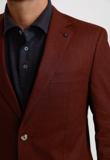 CHAQUETA HOMBRE LINO CESAR BURDEO - 3