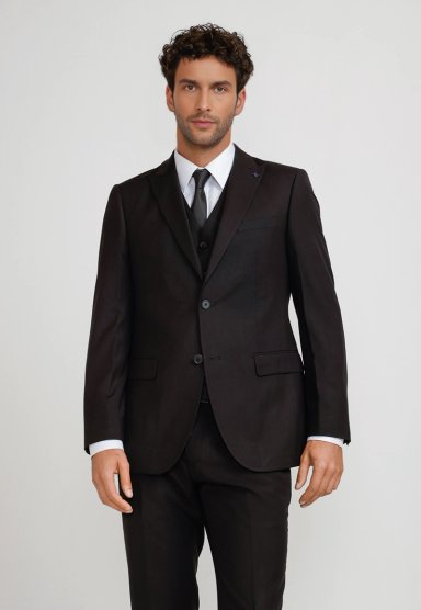 TRAJE HOMBRE FORMAL GRADUACION NEGRO - 1