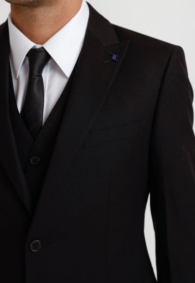 TRAJE HOMBRE FORMAL GRADUACION NEGRO - 3